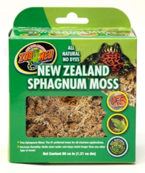 Natürliches Terrarium Substrat: Zoo Med New Zealand Sphagnum Moss